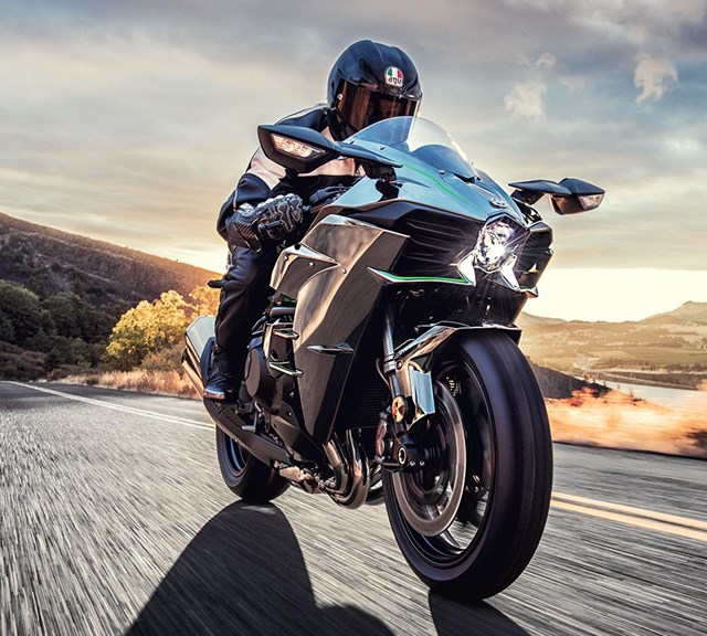 Image of 2024 NINJA H2 in action