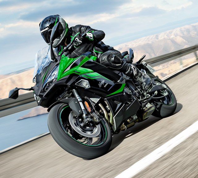 Image of 2024 NINJA 1000SX in action