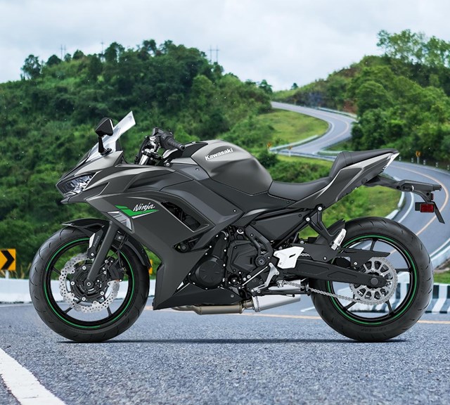 Image of 2024 NINJA 650 in action
